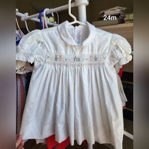 House of hatten smocked dress 24m